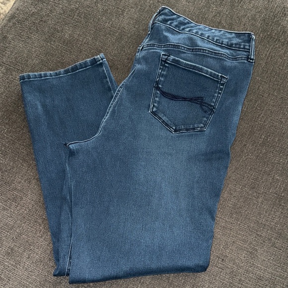 Gloria Vanderbilt Denim - Gloria Vanderbilt All-Around Slimming Effect Bridget Slim Leg Jeans size 18S